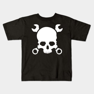 Skull mechanic Kids T-Shirt